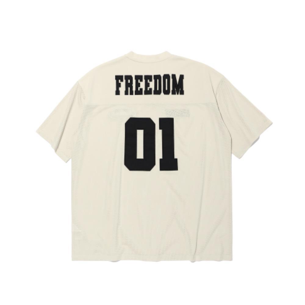 ☆FREEDOM☆ Mesh Rugby Jersey Cream FD23MMTS0820CR