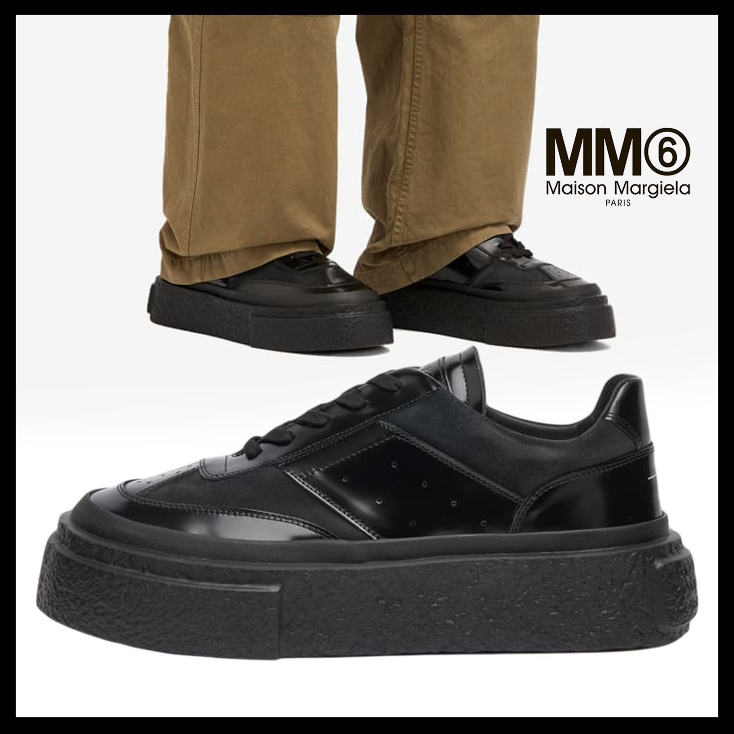 ◆MM6 Maison Margiela◆ オーバーサイズ ソールスニーカー