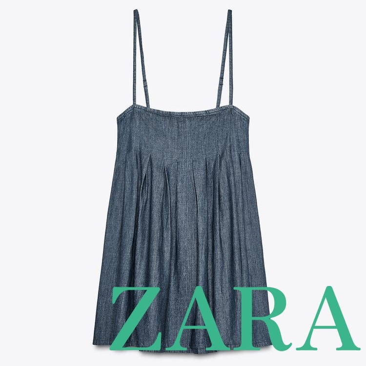 【ZARA】ショート デニム TRF ワンピース 0250/080/401