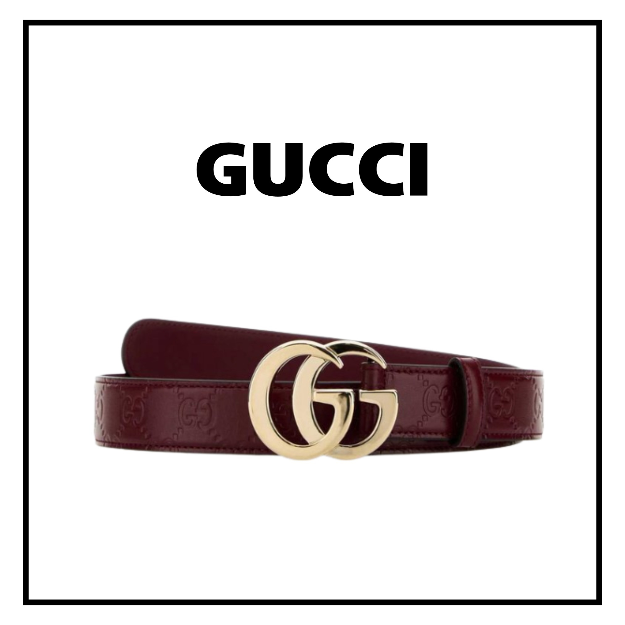 【GUCCI】GGミラノ ベルト