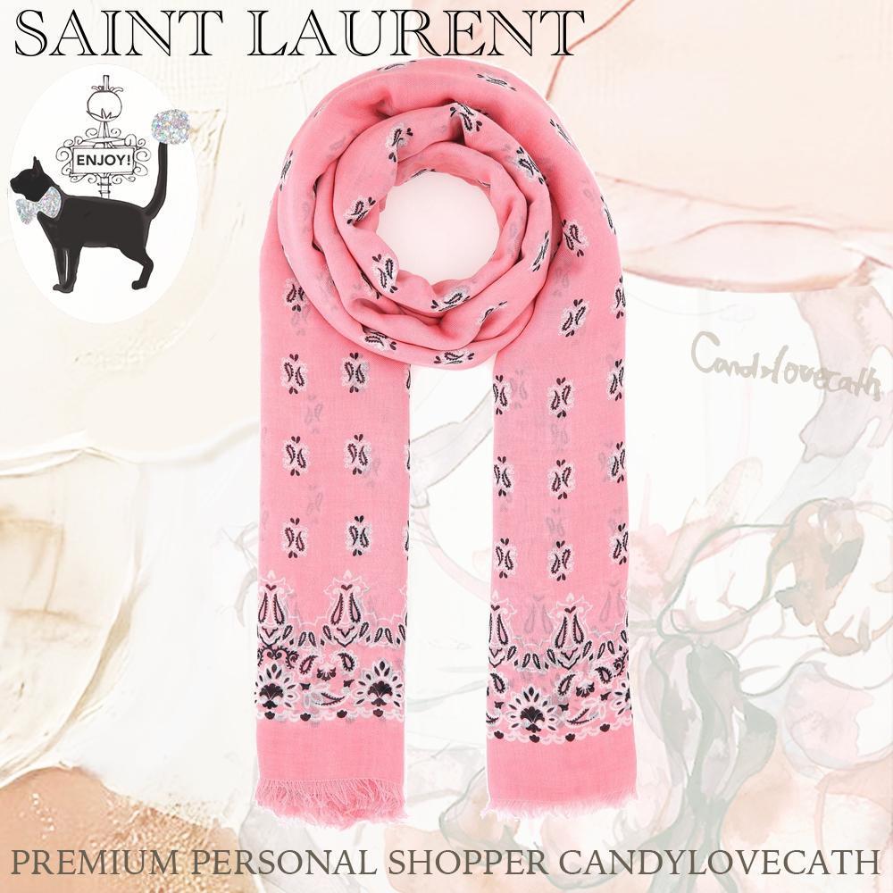 マフラー・ストール SAINT LAURENT Foulard
