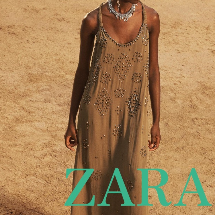 【ZARA】エンブロイダリー ワンピース - LIMITED EDITION