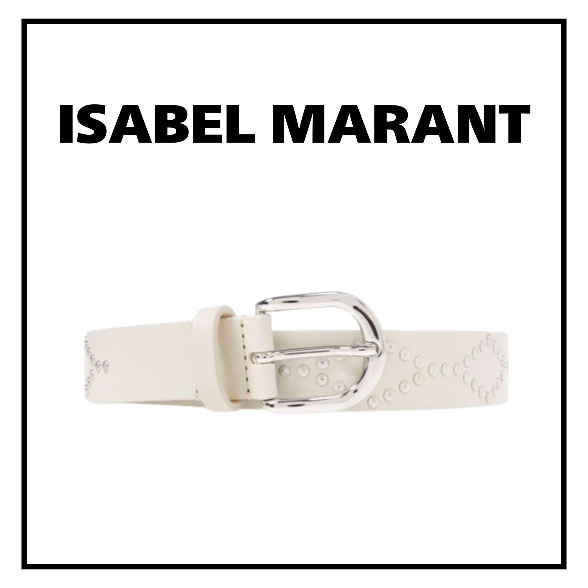 【Isabel Marant】 スタッズ バックル ベルト