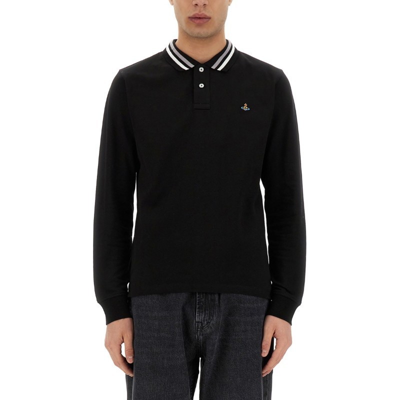 Tシャツ・カットソー Vivienne Westwood LONG-SLEEVED POLO SHIRT