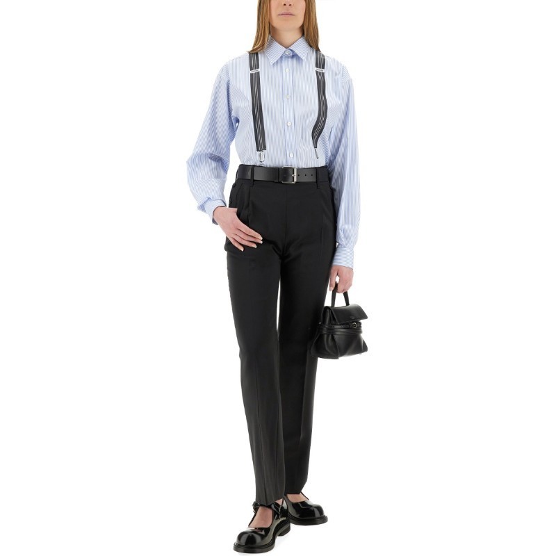 Tシャツ・カットソー Moschino SS25 \"SUSPENDERS\" SHIRT (02020532 4303)