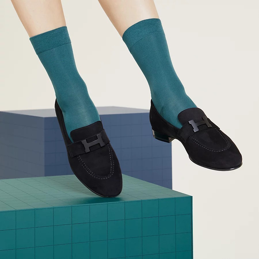 【HERMES】エレガントな装い☆モカシン《パリ》