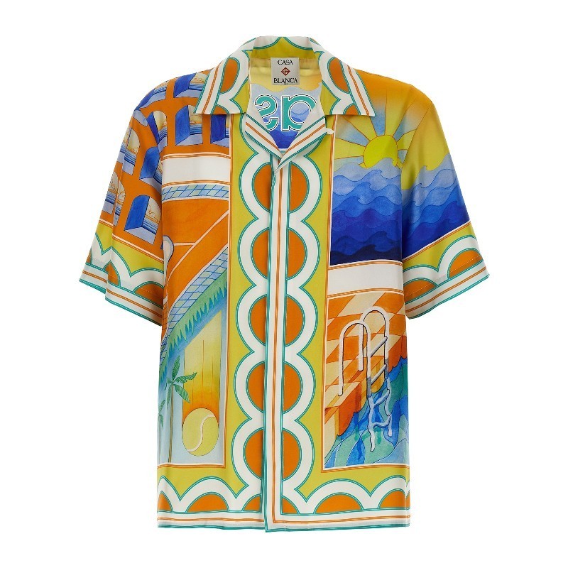 Tシャツ・カットソー Casablanca 'Surreal pool' shirt (MS25SH00307 SURREALPOOL)