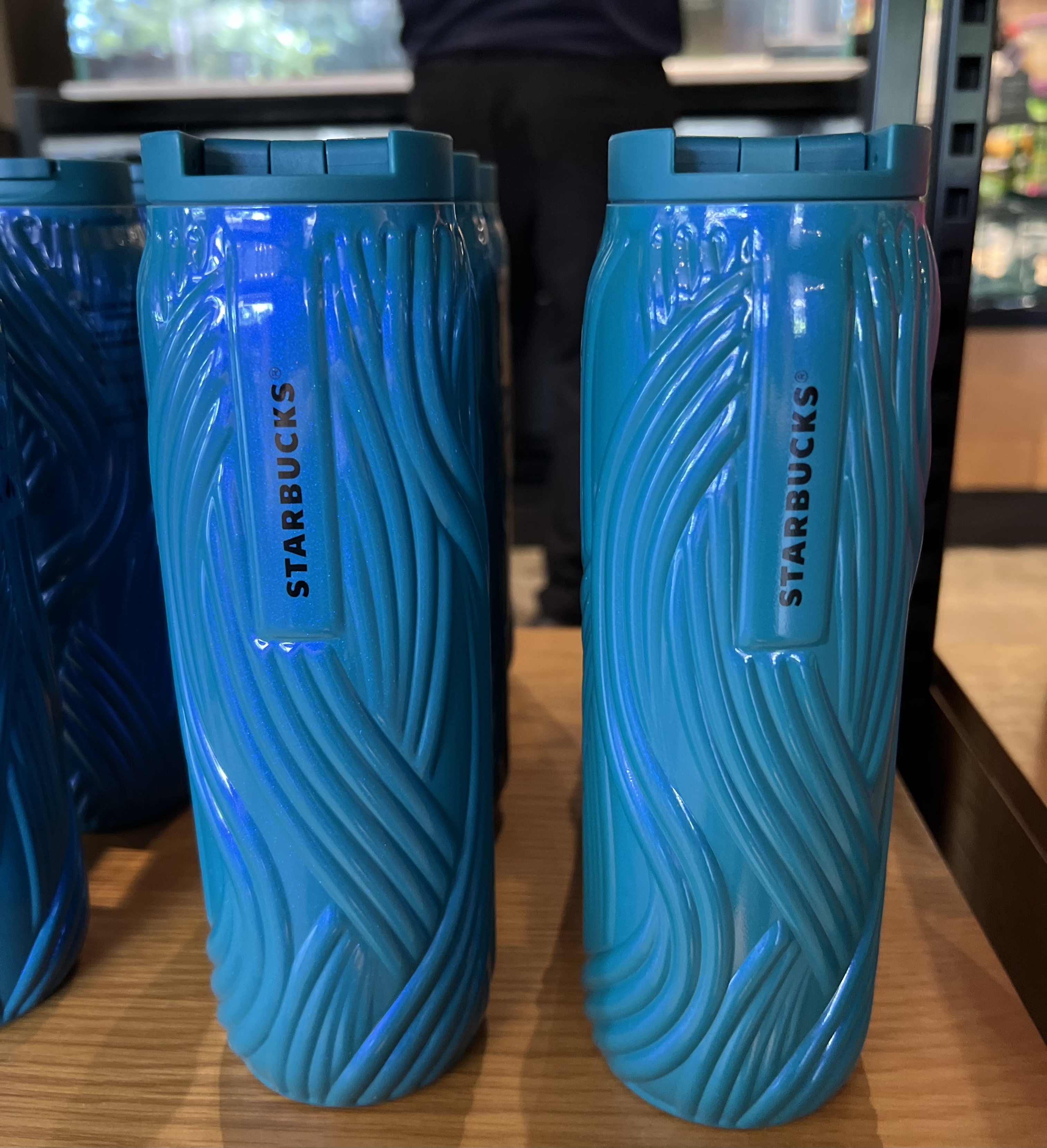 北米スタバ☆ステンレス製タンブラー 473ml 緑青