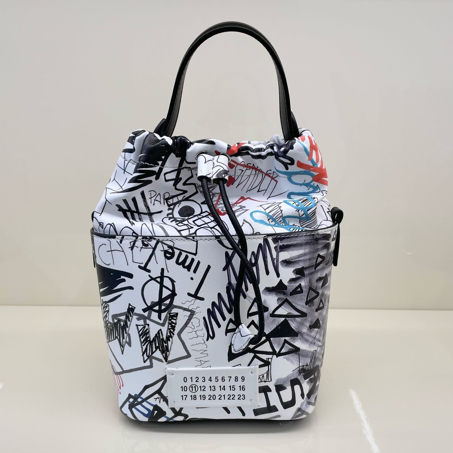 直営店☆MaisonMargiela☆ 5AC グラフィックプリント 2WAYバッグ