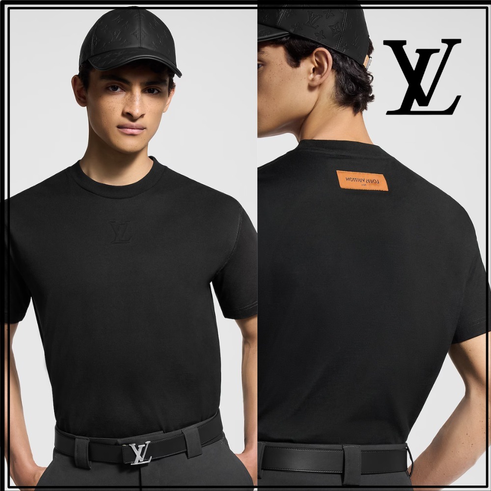 さりげなく際立つ【Louis Vuitton】ヴィトン エンボスLVTシャツ