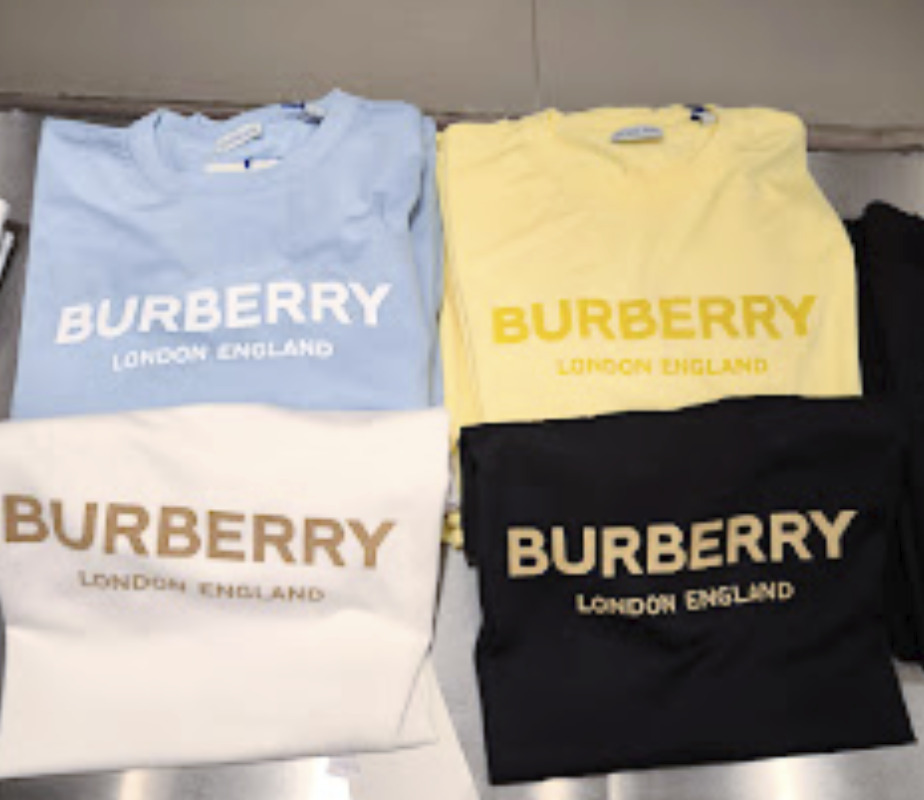 【BURBERRY】25SS MAUD PRT ロゴプリント コットンTシャツ
