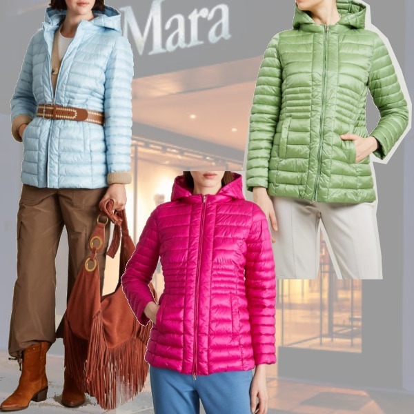 DT MaxMara ★ 撥水 フード付 サテン ジャケット ACANTO 3色