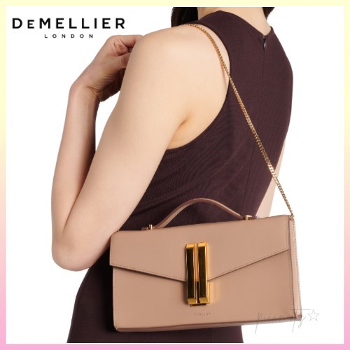 関送込【DEMELLIER】Vancouver レザー クラッチバッグ