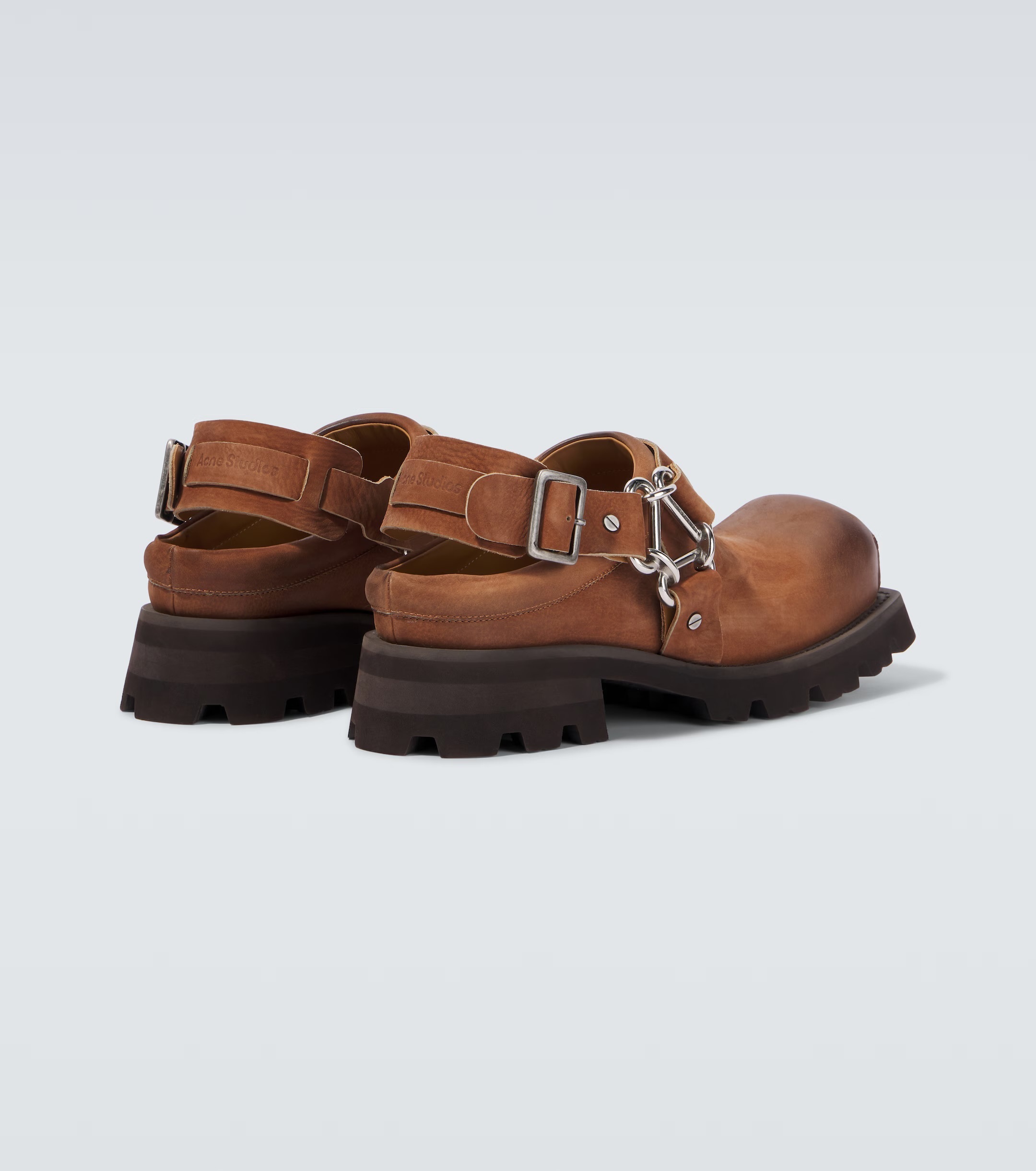 セール☆ [Acne Studios] レザー スリング バック ミュール Acne studios♡ レザースリングバックミュール (Acne Studios