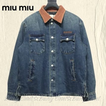 コーデュロイ MiuMiu(ミュウミュウ) ジャケット(レディース