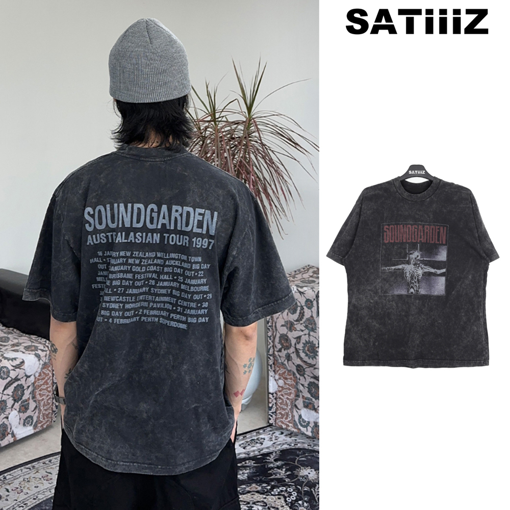 【SATIIIZ】Verus Stone Washed T-Shirt