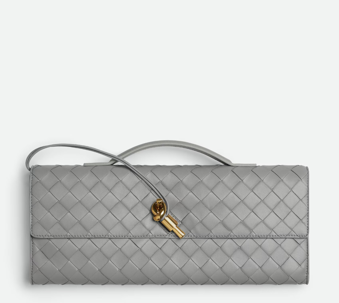 新作【Bottega】Andiamo ハンドル付き ロング クラッチバッグ Precious掲載】BOTTEGA VENETA アンディアーモ クラッチバッグ
