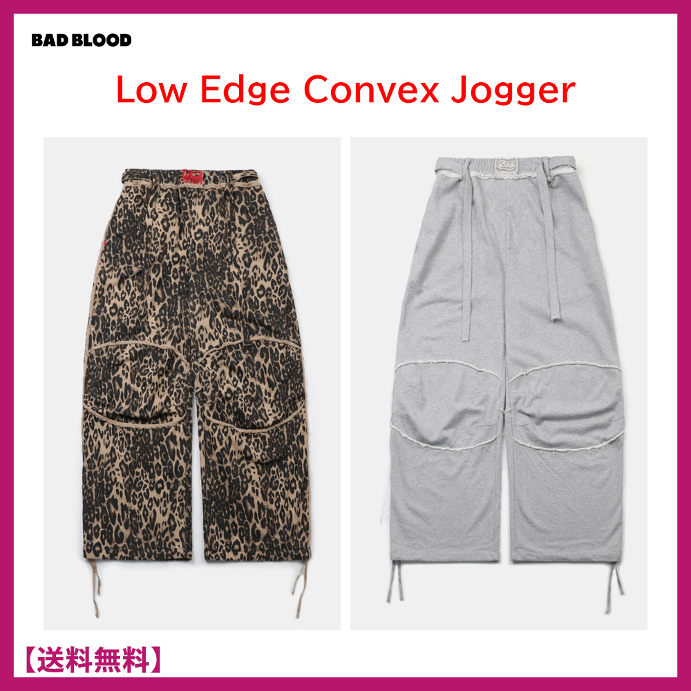 [人気]★BADBLOOD★W's Low Edge Convex Jogger Pants★ジョガー