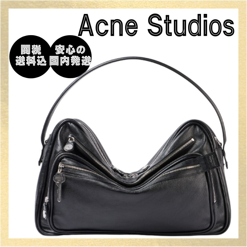 ★Acne Studios★カメロラージレザーショルダーバッグ2WAY/Black