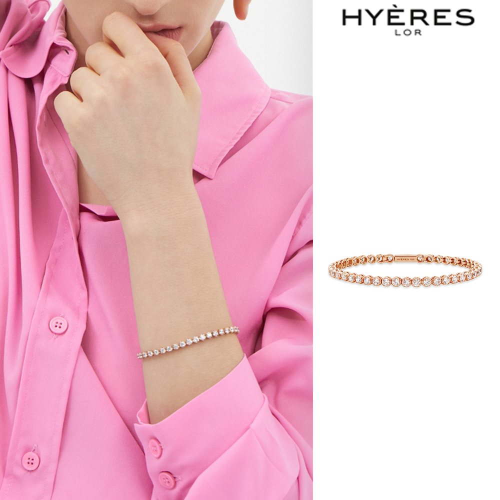 【HYERES LOR】25SS★ Essence Silver (P) Crown Bracelet 3mm