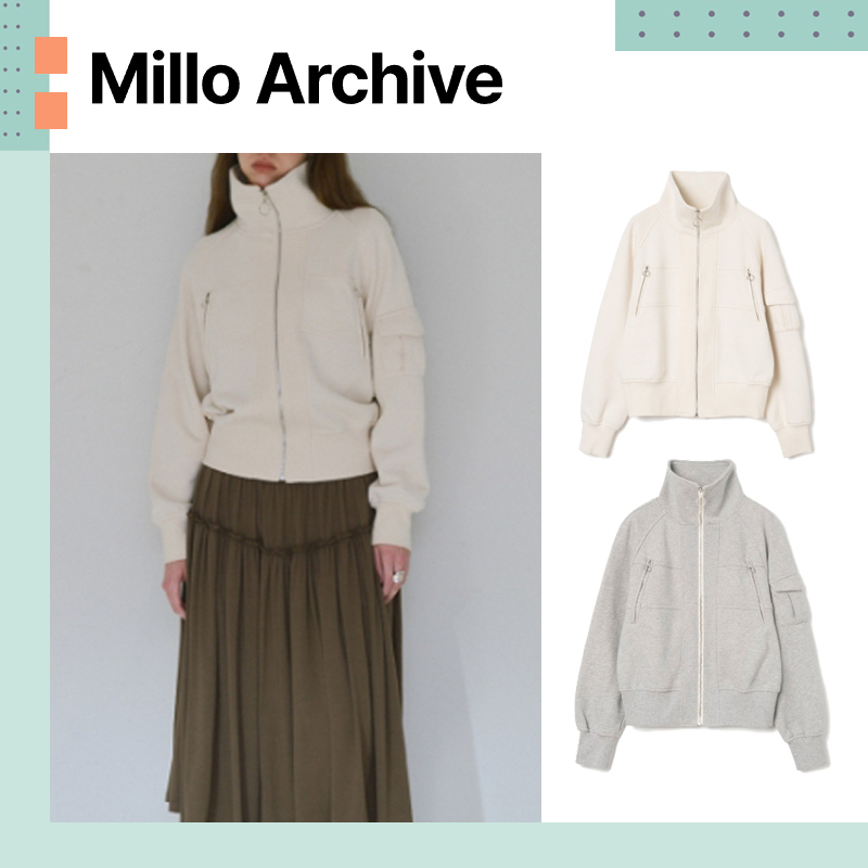 MILLO ARCHIVE ♥ Jersey Short Bomber Jacket / 追跡付