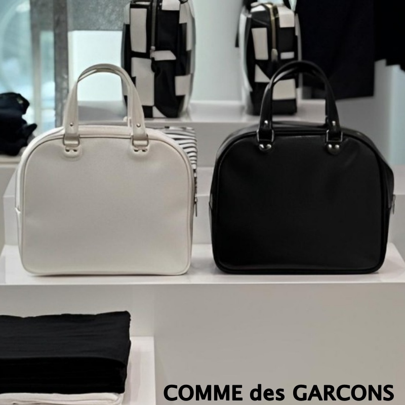 COMME des GARCONS エース バッグ ラージサイズ 白/黒