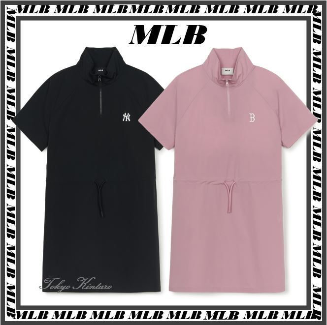 [MLB] Basic Half Zip Up Woven Dress ★大人気★