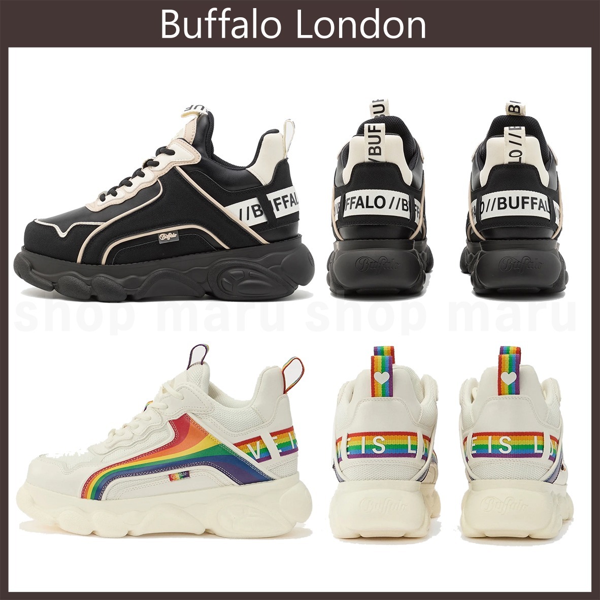 Buffalo London◆CHAI - トレーナーシューズ◆2色