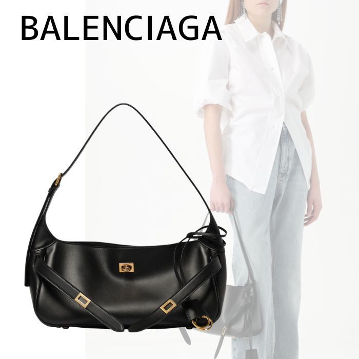 【BALENCIAGA】ベルエア スモール ショルダーバッグ ブラック