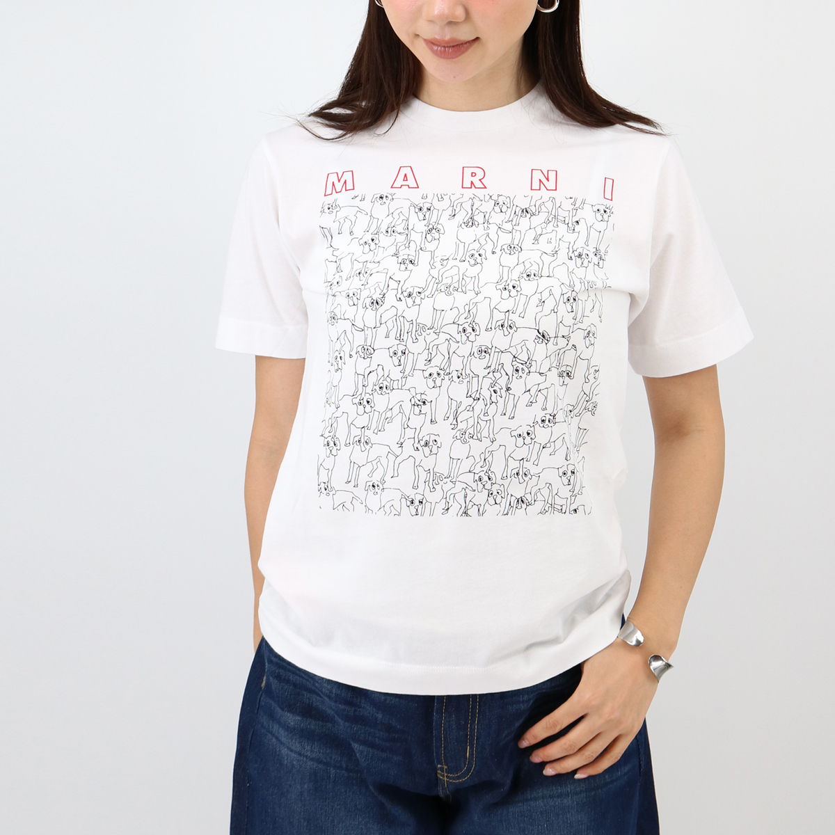 ■MARNI キッズ 【大人もOK】ロゴTシャツ M01414 M00SG