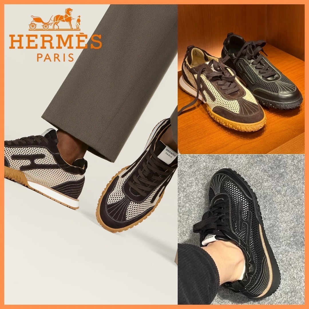 カジュアルなスタイルに♪【HERMES】Jet スニーカー