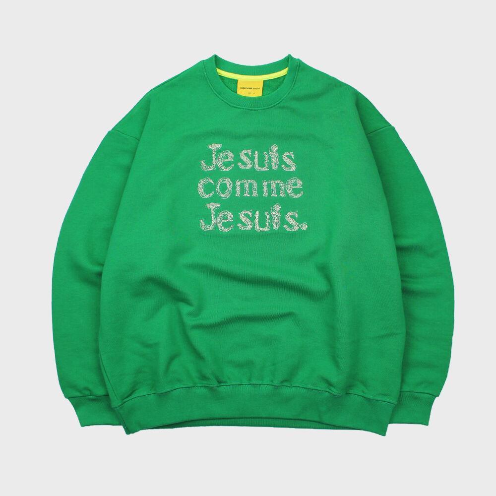 ◆CONICHIWA bonjour◆ FR embroidery MTM(GREEN)