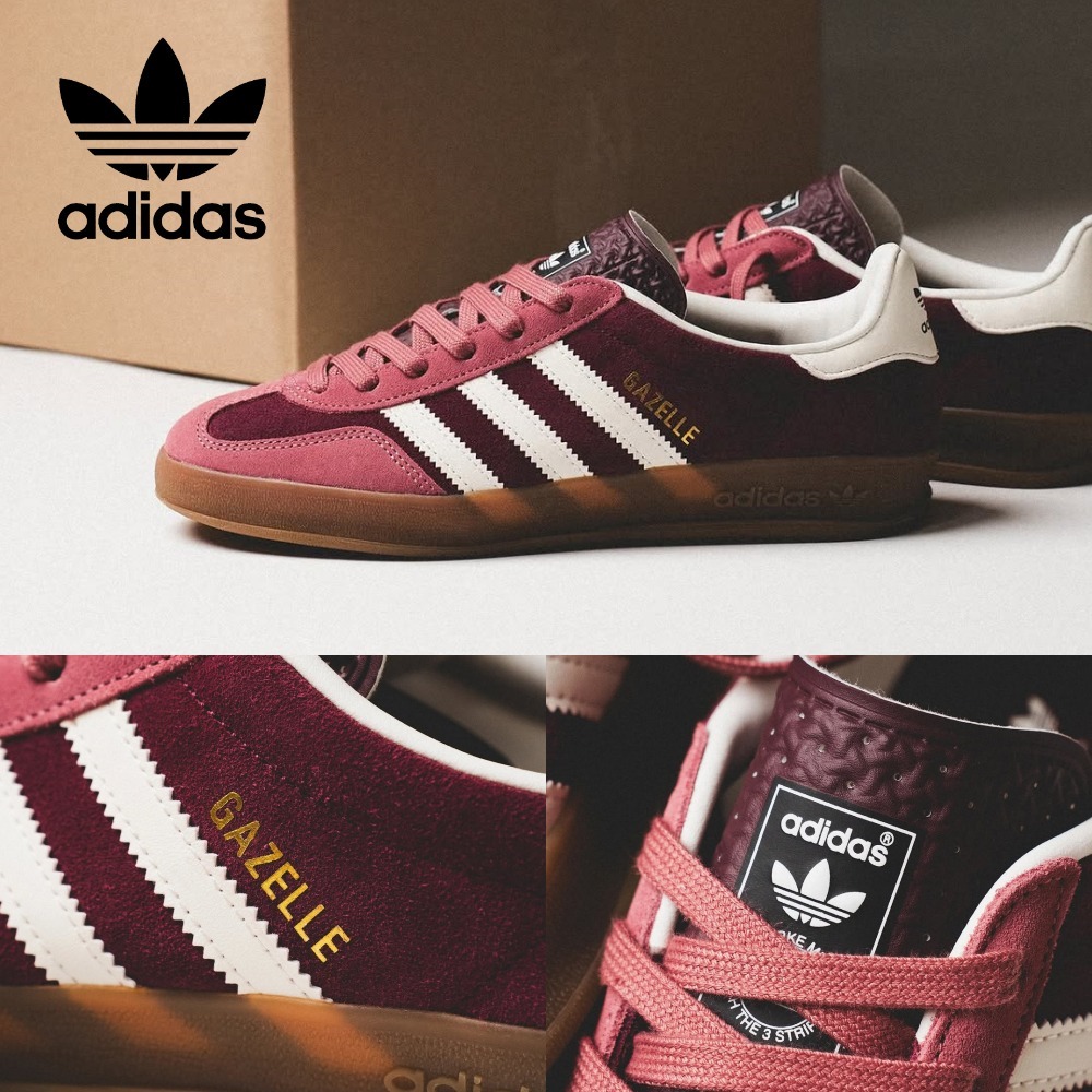 ☆ADIDAS☆ Gazelle Indoor Maroon Cloud White