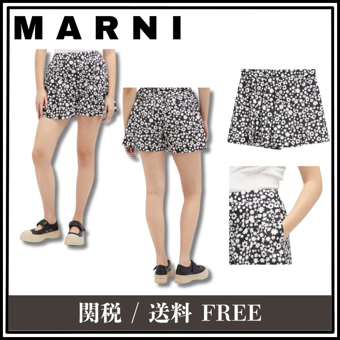 【定番】Marni ローラル ショーツ