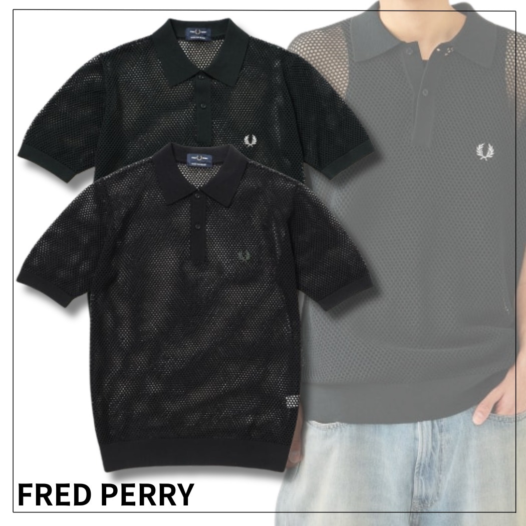【別注】国内発送 FRED PERRY BEAMS オープンニットポロ