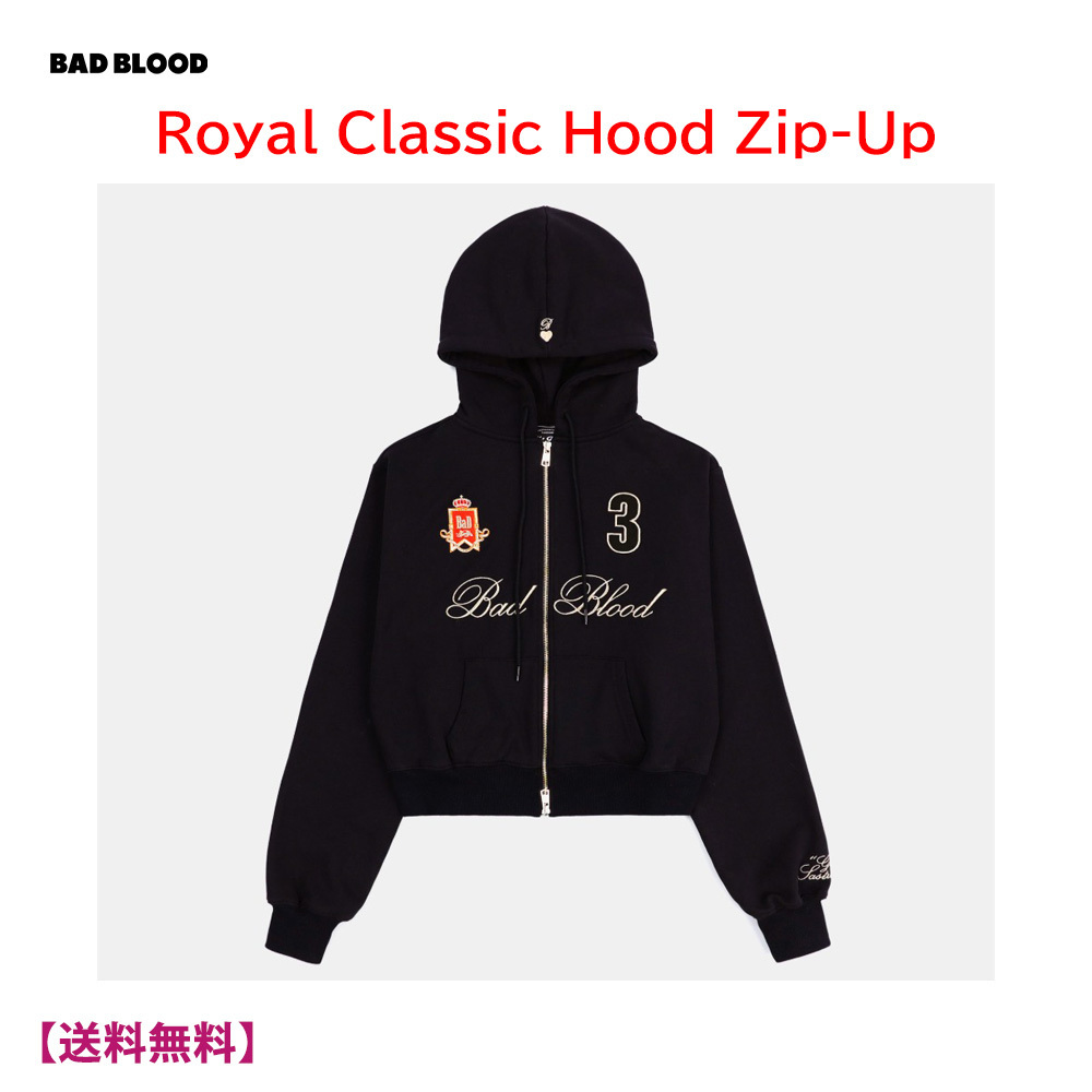 [男女共用] BADBLOOD★ Classic Hood Zip-Up★ジップアップ