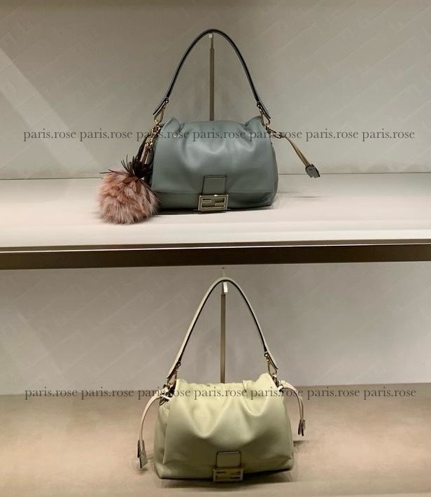 25SS フェンディ Mamma Baguette スモール ハンドバッグ レザー