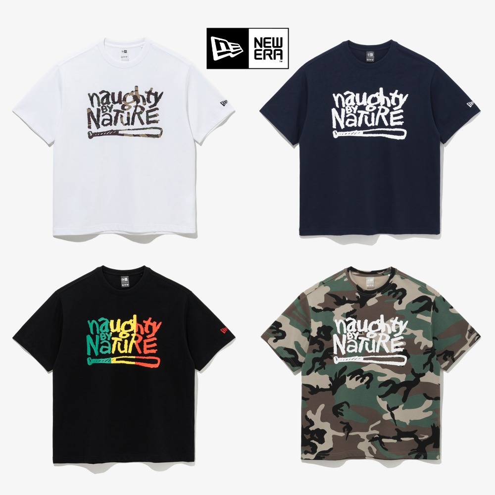New Era : NAUGHTY BY NATURE 半袖Tシャツ