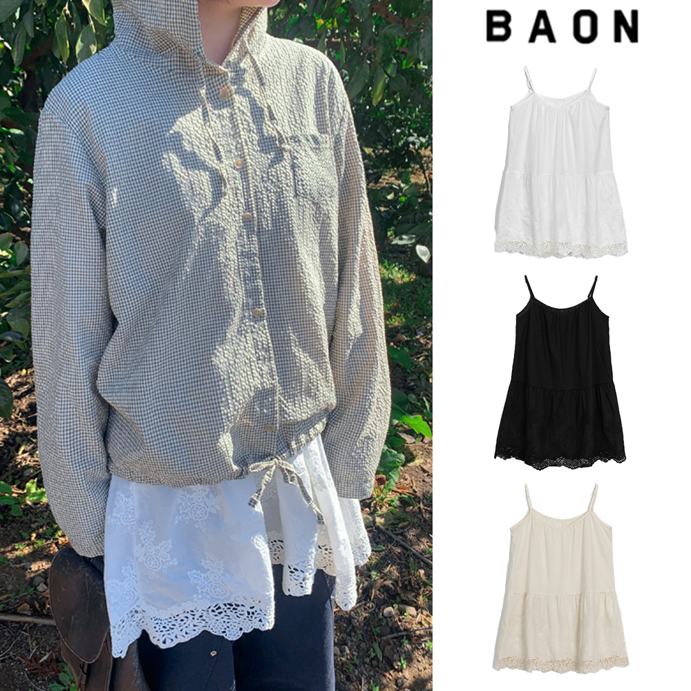 【BAON】Iyo Lace Layered One Piece