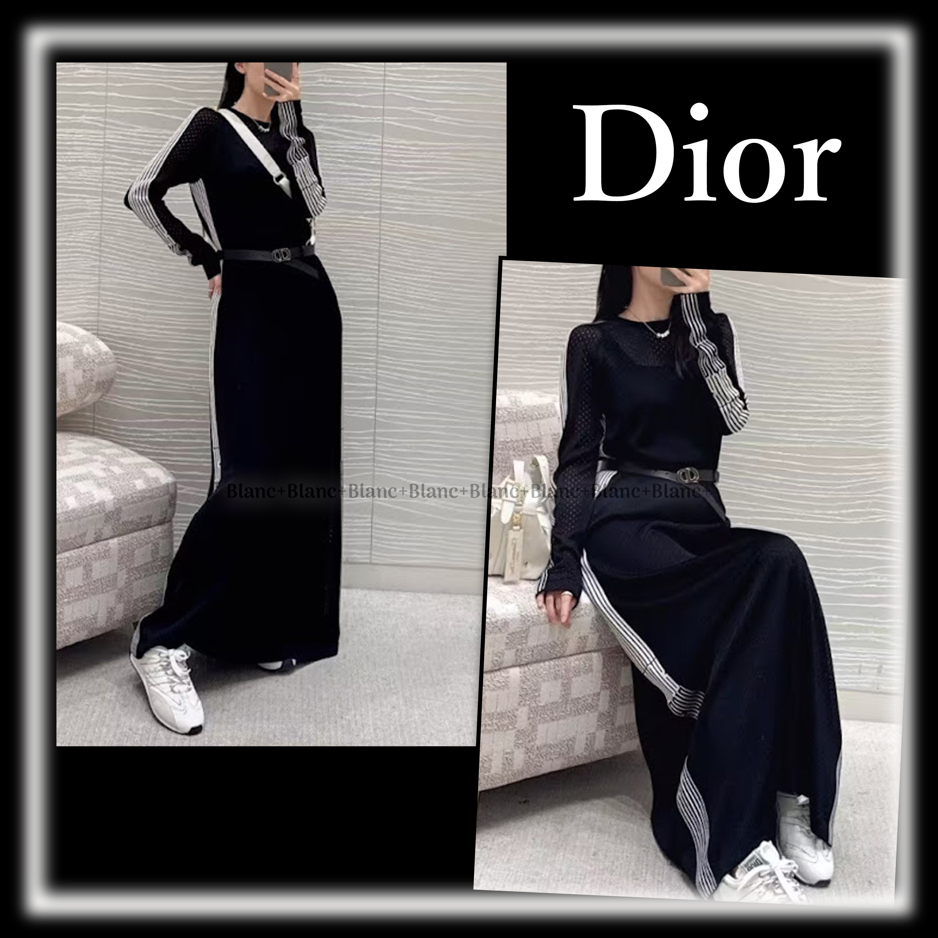 大人の上品なカジュアルスタイル♪【Dior】ワンピース