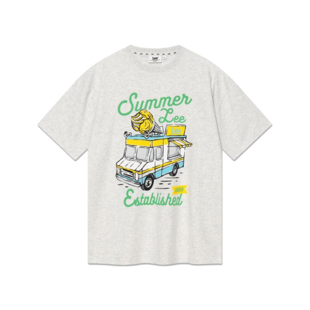 ◆LEE◆ Summer Lee Riders Graphic T-Shirt Oatmeal