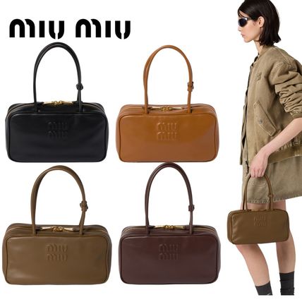 レザートップハンドル レザー（本革） MiuMiu(ミュウミュウ