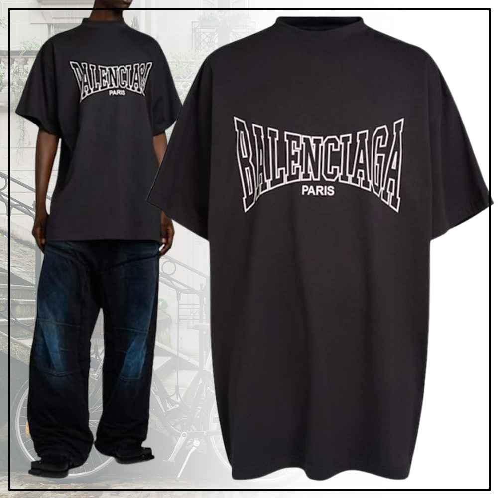 BALENCIAGA ボクシング ヴィンテージ グラフィック Tシャツ ロゴ