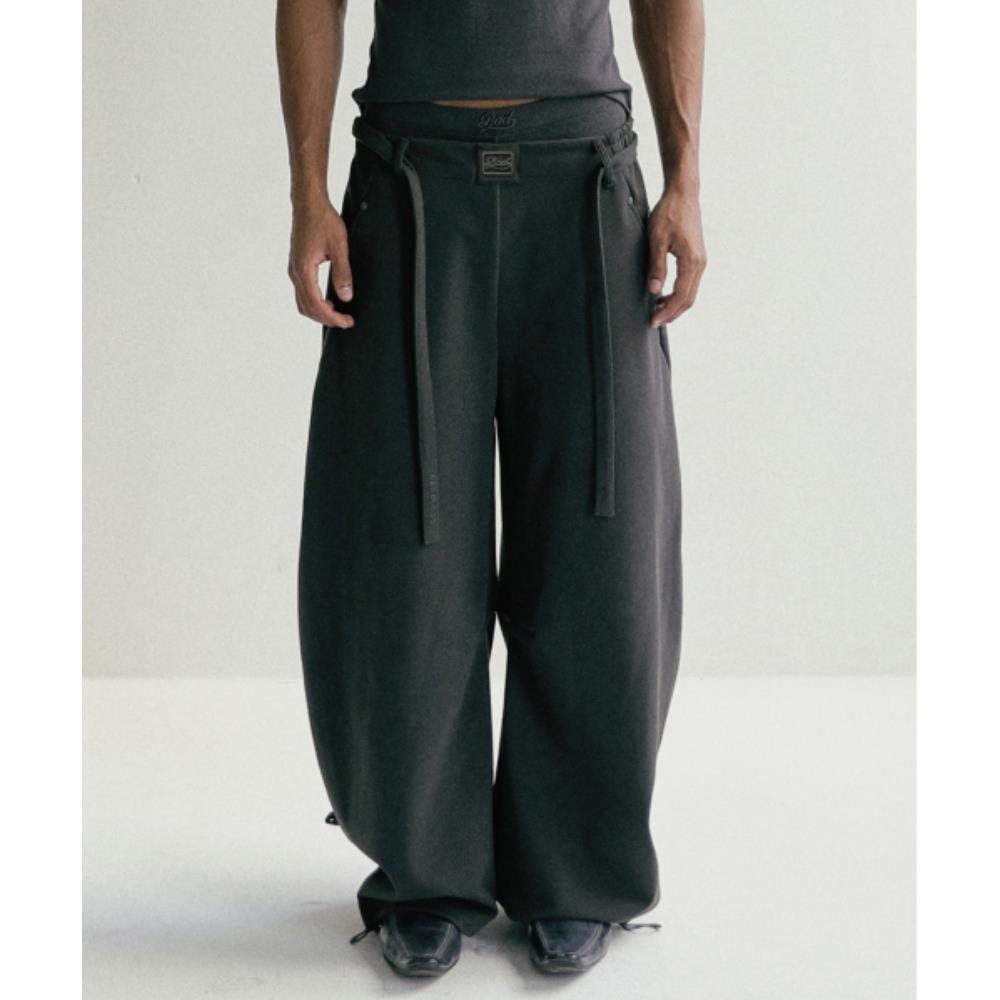 ☆BADBLOOD☆ Beyond Cash Soft Jogger Charcoal
