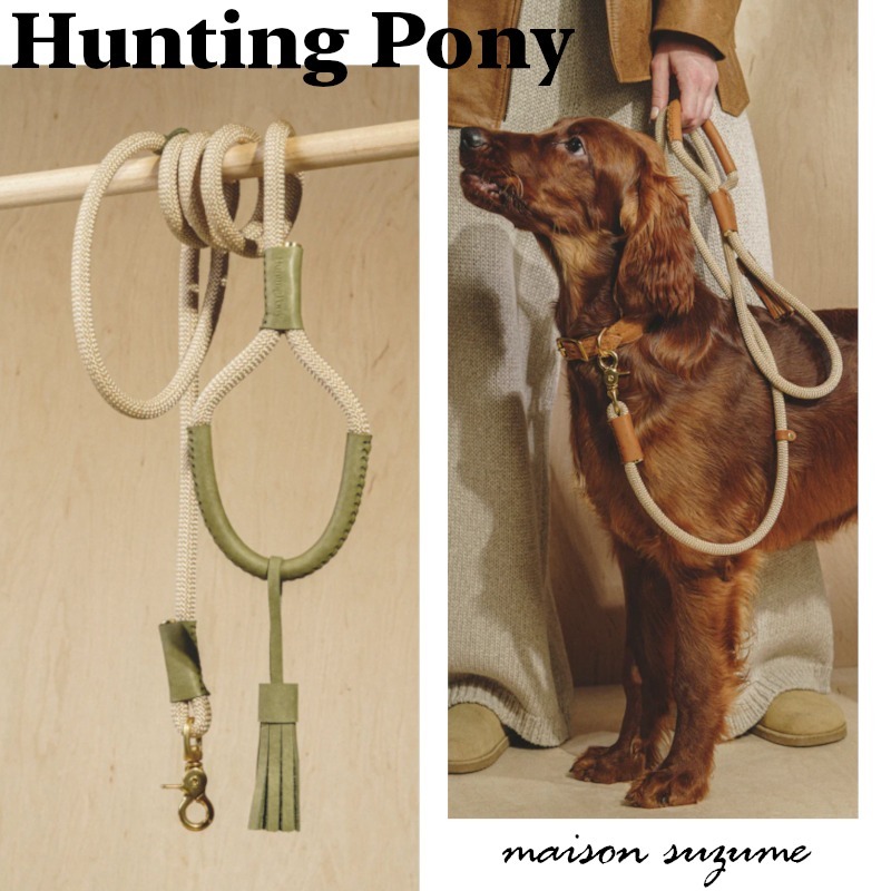 【Hunting Pony】Makarony☆ライトロープ＆レザー リード