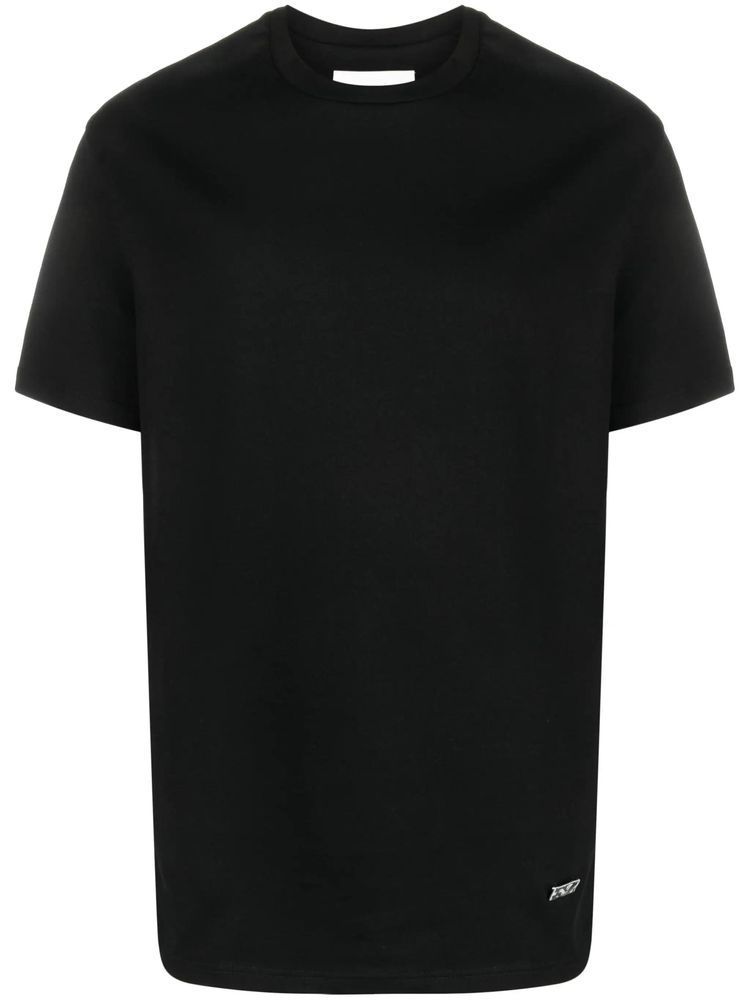 Tシャツ・カットソー JIL SANDER Logo Plaque Cotton Jersey T-Shirt Black
