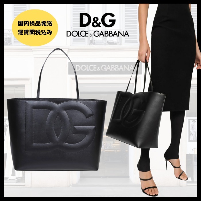 【Dolce & Gabbana】ショッピングバッグミディアム カーフスキン