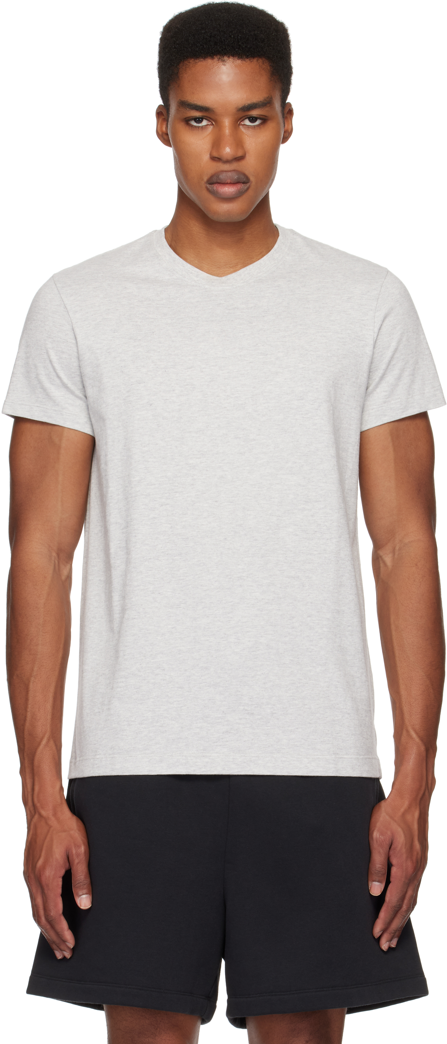 【関税込み】SKIMS グレー SKIMS Cotton クラシック Tシャツ