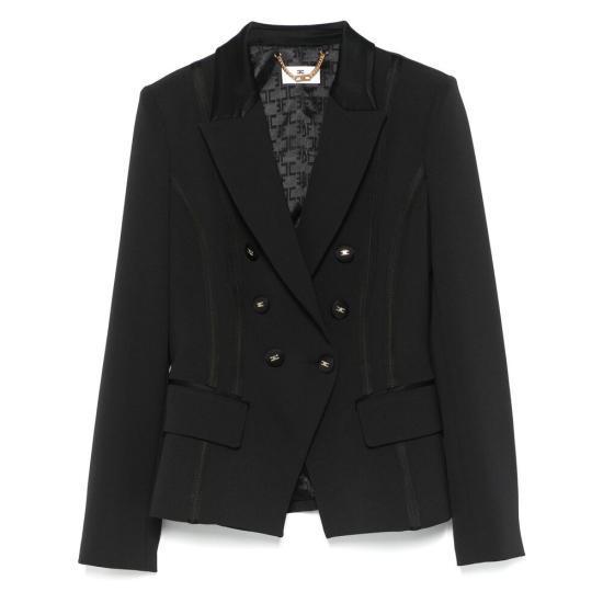 スーツ ELISABETTA FRANCHI Women Suit Jackets GI14251E2 110 BLACK