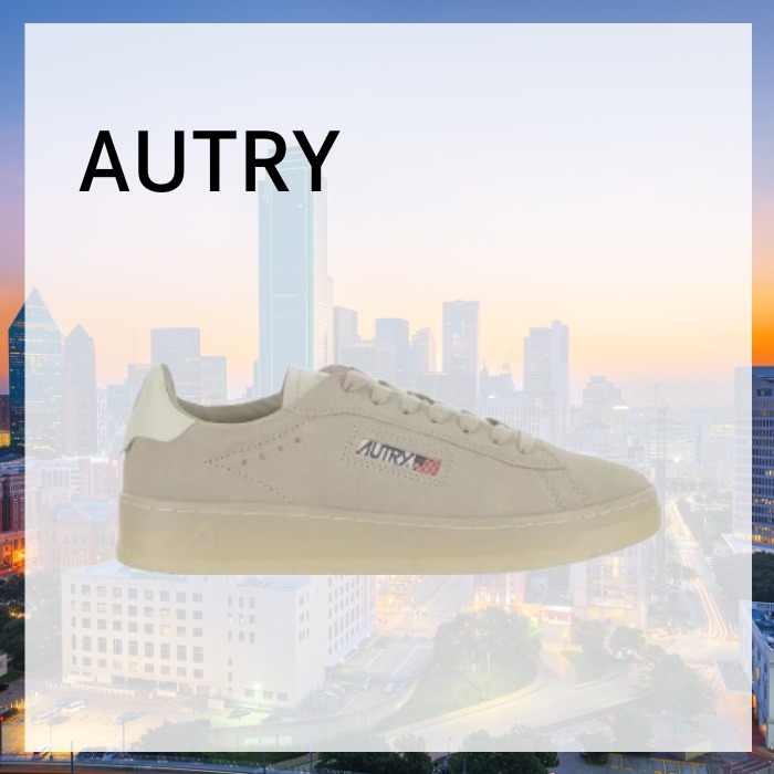 AUTRY スニーカー メンズ ベージュ